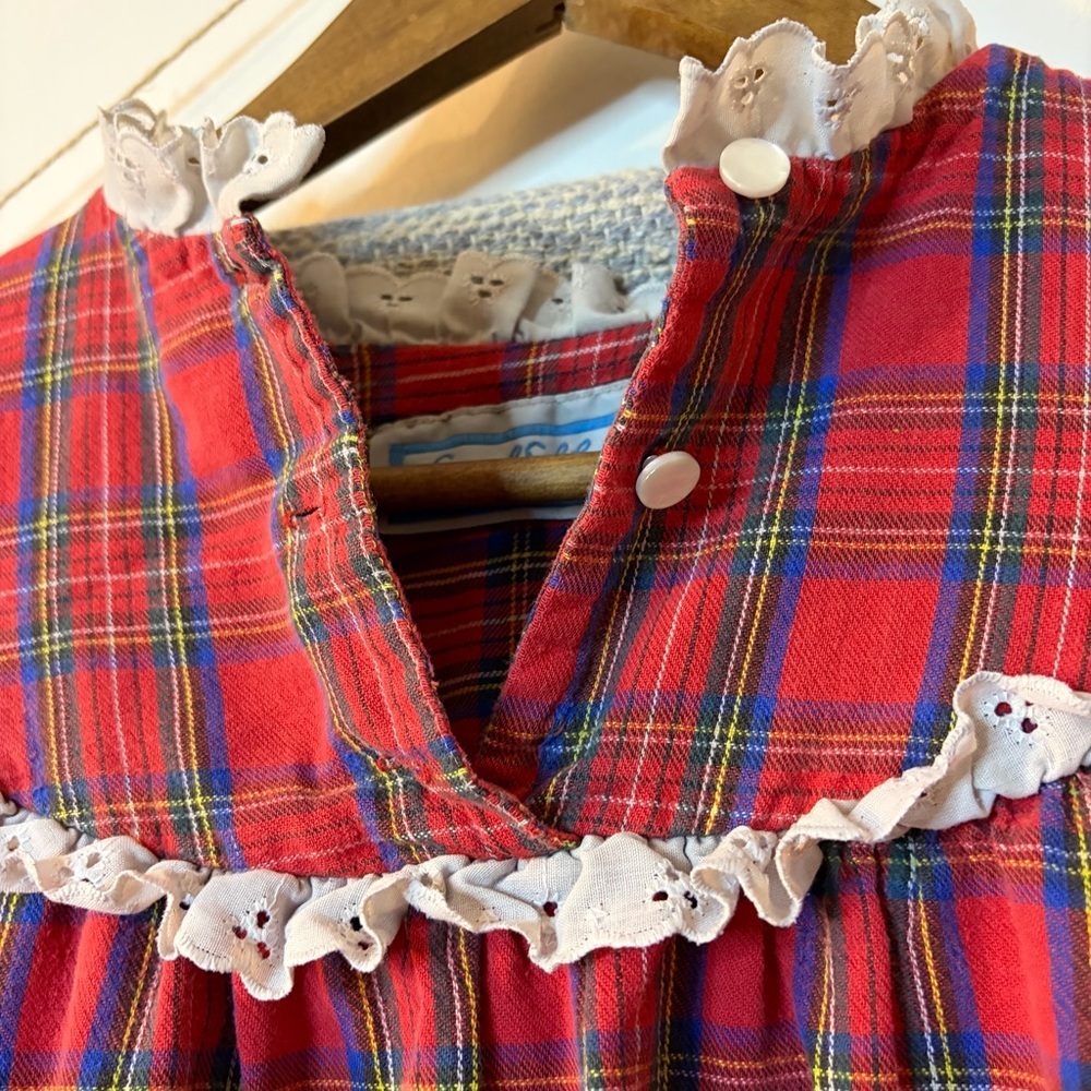 Vintage Plaid Nightgown - Picture 4 of 6